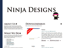 Tablet Screenshot of ninjadesigns.co.uk